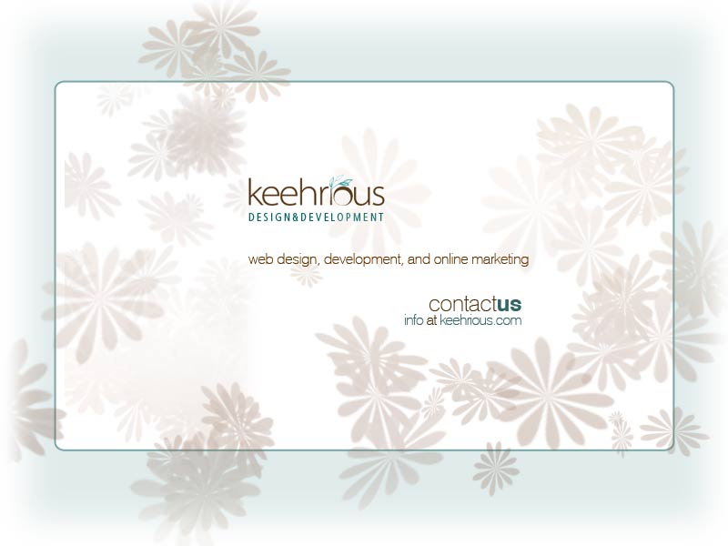 keehrious design and development